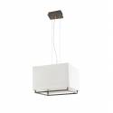 FARO Vesper 3L E27 pendant lamp brown