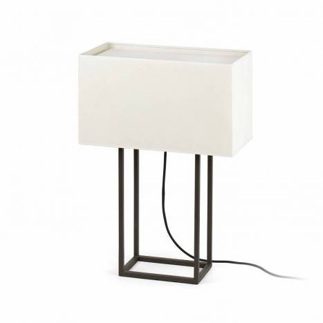 FARO Vesper 2L E27 table lamp brown