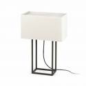 FARO Vesper 2L E27 table lamp brown