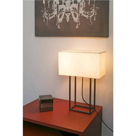 FARO Vesper 2L E27 table lamp brown