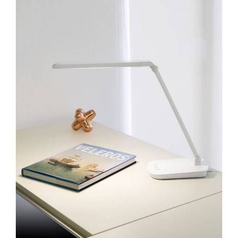 FARO Anouk 8w LED USB + inductive reading lamp white