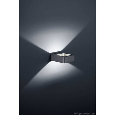 Aplique de pared Reno 5w LED color gris pizarra de Trio