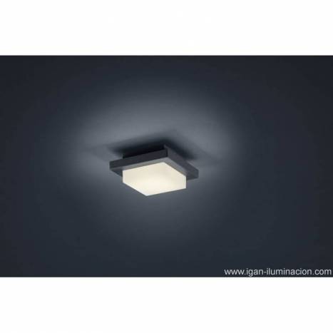 Aplique de pared Hondo 4w LED aluminio gris pizarra de Trio