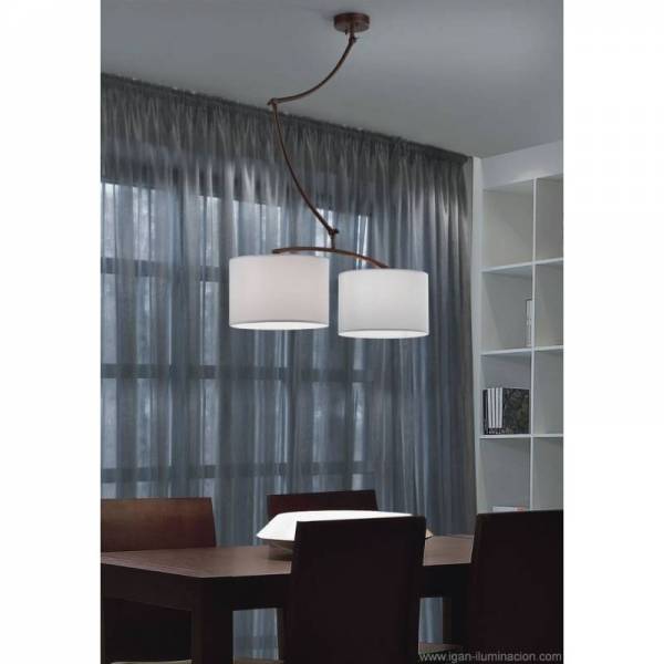 BRILLIANCE Cisne 2L brown metal fabric colors