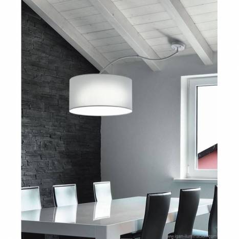 Lámpara colgante Cisne 3L blanco - Brilliance