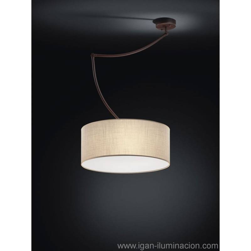 Lámpara colgante Cisne 3L oxido - Brilliance Lámpara colgante Cisne 3L oxido - Brilliance