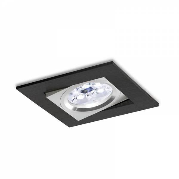 BPM Care square recessed light black