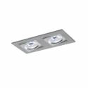 Foco empotrable Care 2 luces aluminio - Bpm