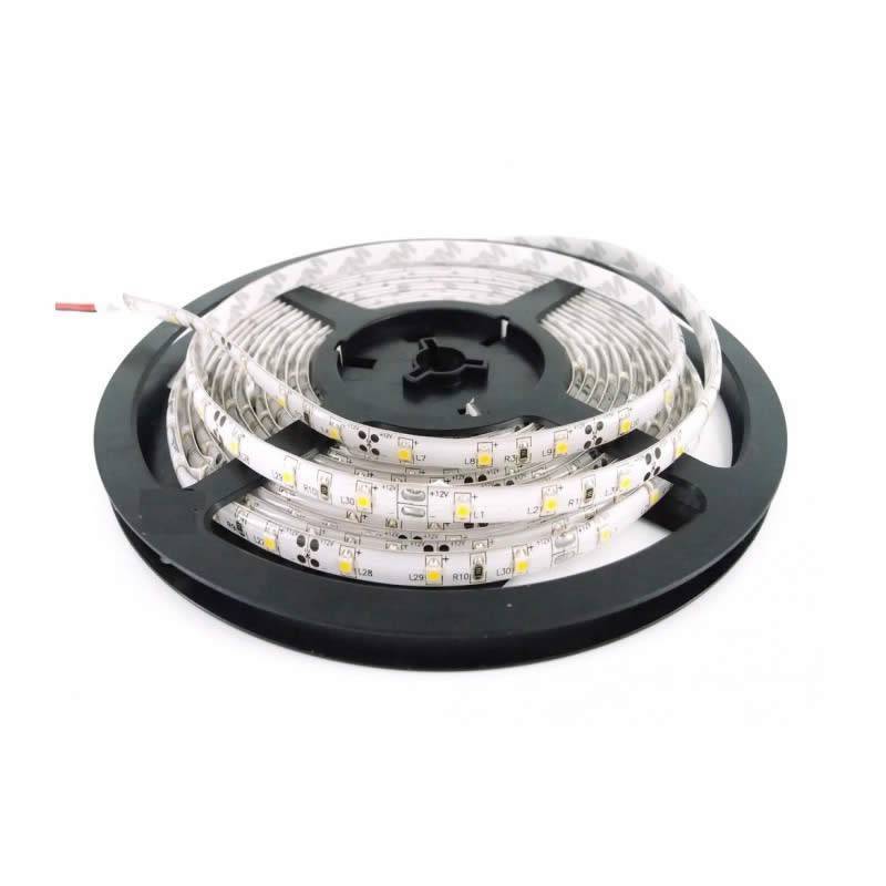 TIRA LED 12V 4,8W 60 LEDs/m 3528 LUZ CALIDA 3000K Longtitud Metros tira LED  Longitud de la tira LED 1 Metro Conexión cable longitud Longitud cable