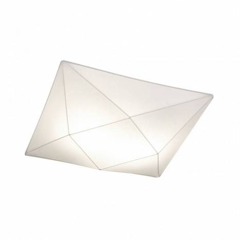 OLE by FM Polaris ceiling lamp 80cm white fabric