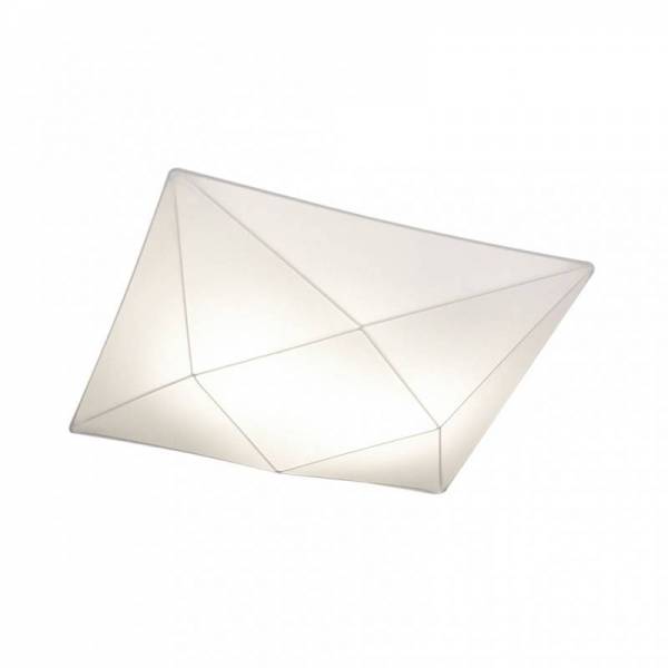 OLE by FM Polaris ceiling lamp 80cm white fabric