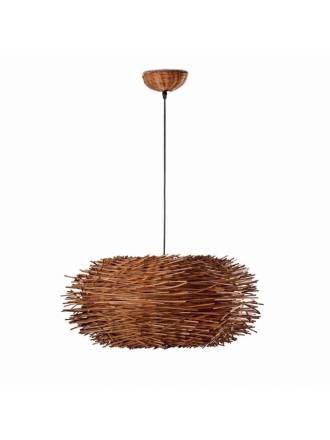 FARO Nido pendant lamp 1L brown