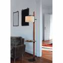 BRILLIANCE Tray floor lamp pine wood