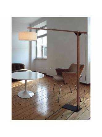 BRILLIANCE Mastil floor lamp pine wood