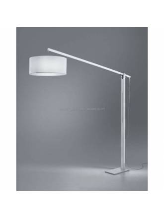 BRILLIANCE Mastil floor lamp white wood