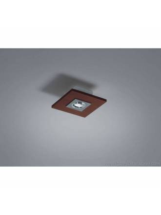 BRILLIANCE Solar ceiling lamp 1L LED GU10 6w wood colors