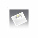 ONOK Box recessed light white aluminium