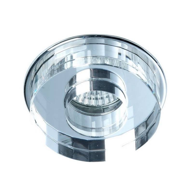CRISTALRECORD Avalio round recessed light mirror glass