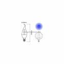 BENEITO FAURE Flama Deco E14 LED Bulb 4w 220v
