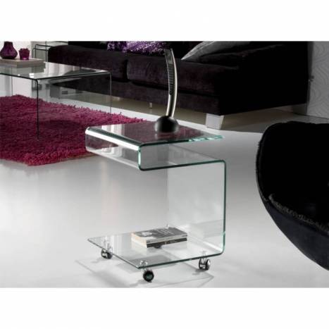 Mesa auxiliar Glass transparente - Schuller