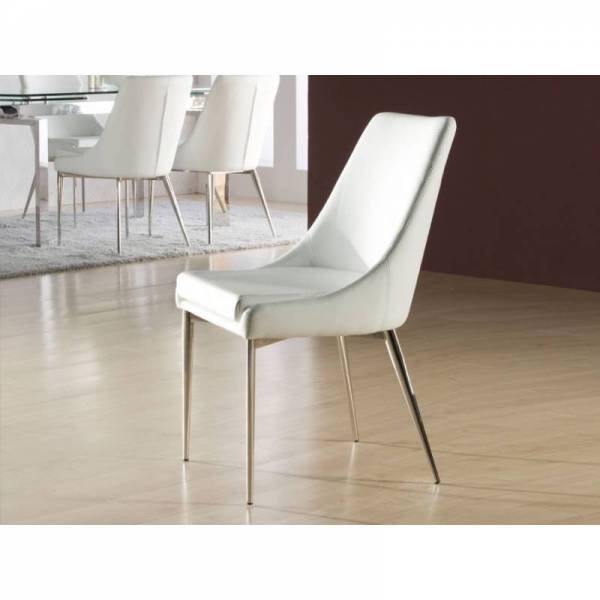 Silla Dublin polipel blanco - Schuller