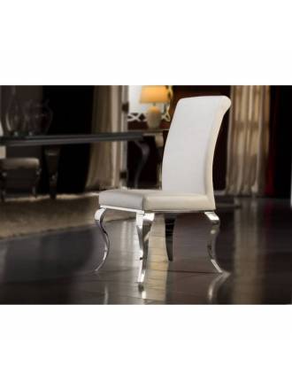 Schuller chair Barroque white color