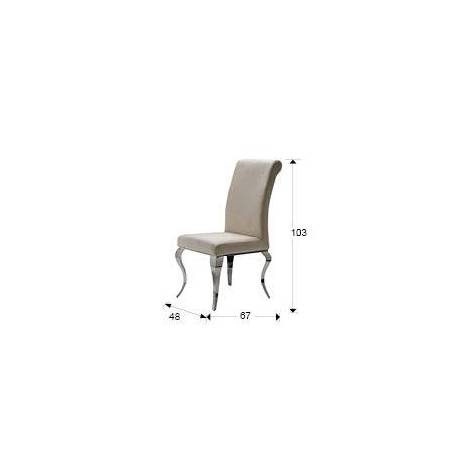 Schuller chair Barroque grey color