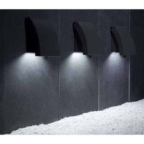 Aplique de pared Proa 1L GU10 gris - Faro