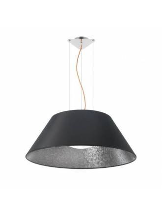 EL TORRENT Sonora pendant lamp 1L black fabric