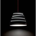 MASSMI Blur pendant lamp black fabric