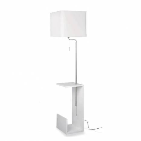 MASSMI Fusta floor lamp white fabric