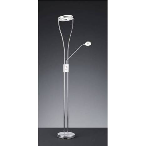 Trio Rennes floor lamp 2L LED chrome