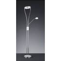 Trio Rennes floor lamp 2L LED chrome