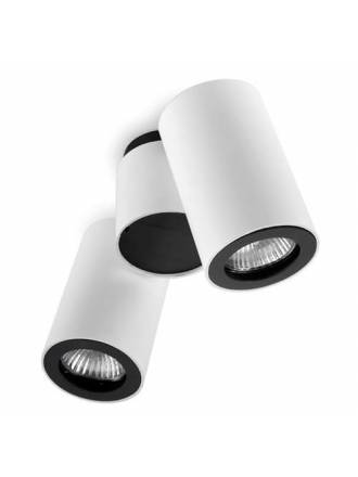 Foco de superficie Pipe 2 luces blanco - Leds C4