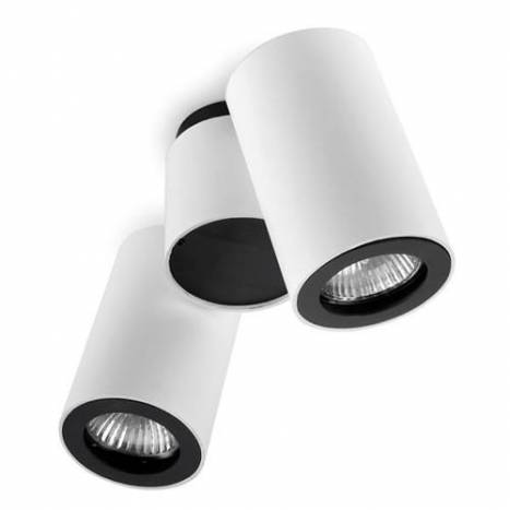 Foco de superficie Pipe 2 luces blanco - Leds C4