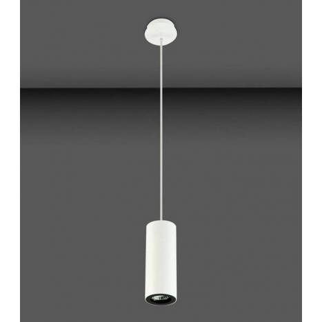 Lámpara colgante Pipe 1 luz blanco - Leds C4