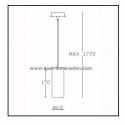 LEDS-C4 Pipe pendant lamp 1L GU10 white