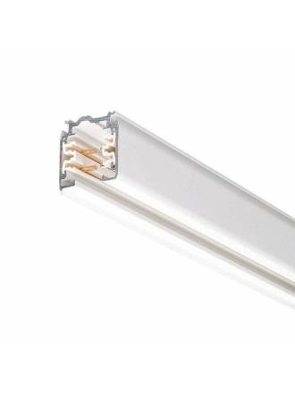 Carril trifasico con conector + tapa final blanco