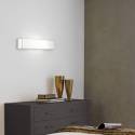 OLE by FM Block wall lamp 2L white fabric