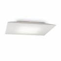 OLE by FM Plane square ceiling lamp white fabric