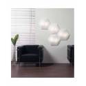 OLE by FM Clone ceiling lamp 46cm white fabric