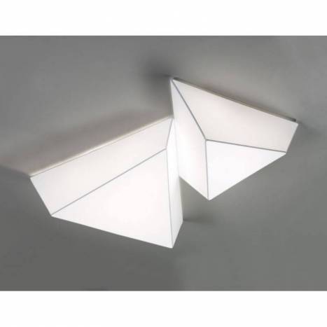 OLE by FM Tana ceiling lamp 60cm white fabric