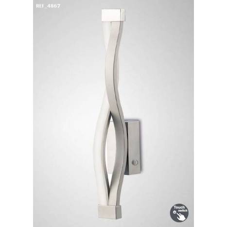 Mantra Sahara wall lamp LED 6w chrome
