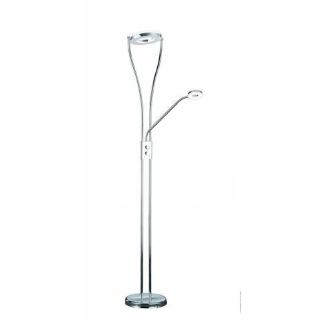 Trio Rennes floor lamp 2L LED chrome