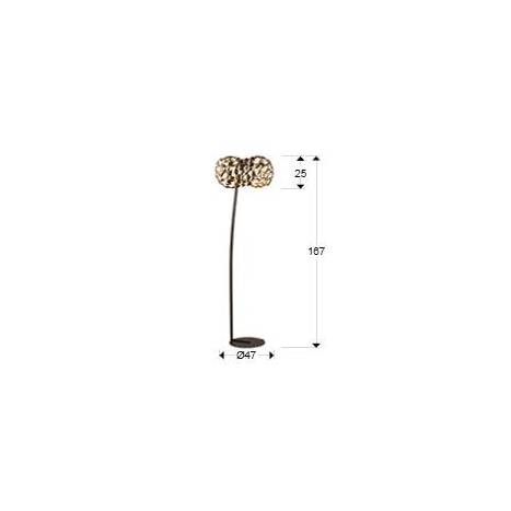 SCHULLER Narisa floor lamp 5l gold