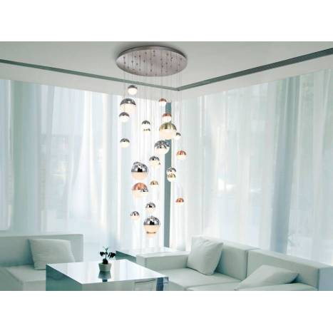 SCHULLER Sphere ceiling lamp 27l chrome