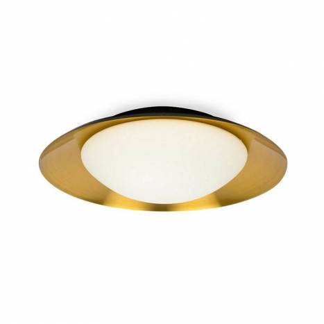 Plafón de techo Side LED 45cm negro-cobre - Faro