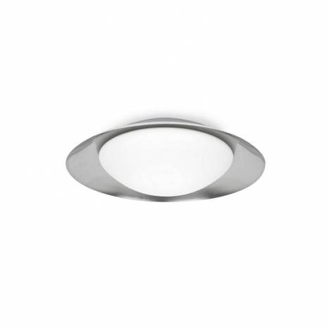 FARO Side LED 39cm white-nickel ceiling lamp