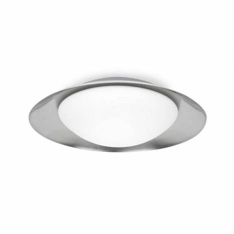 FARO Side LED 45cm white-nickel ceiling lamp