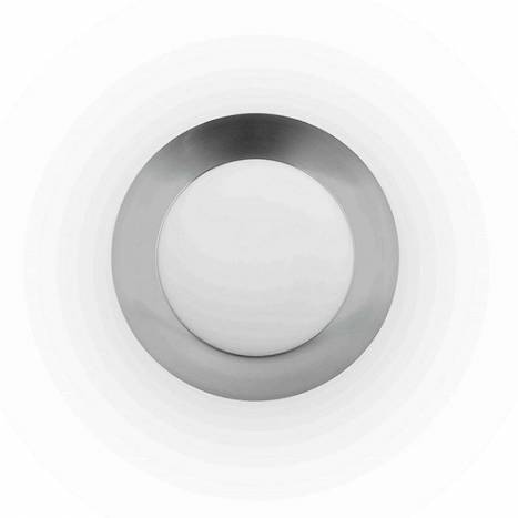 FARO Side LED 45cm white-nickel ceiling lamp